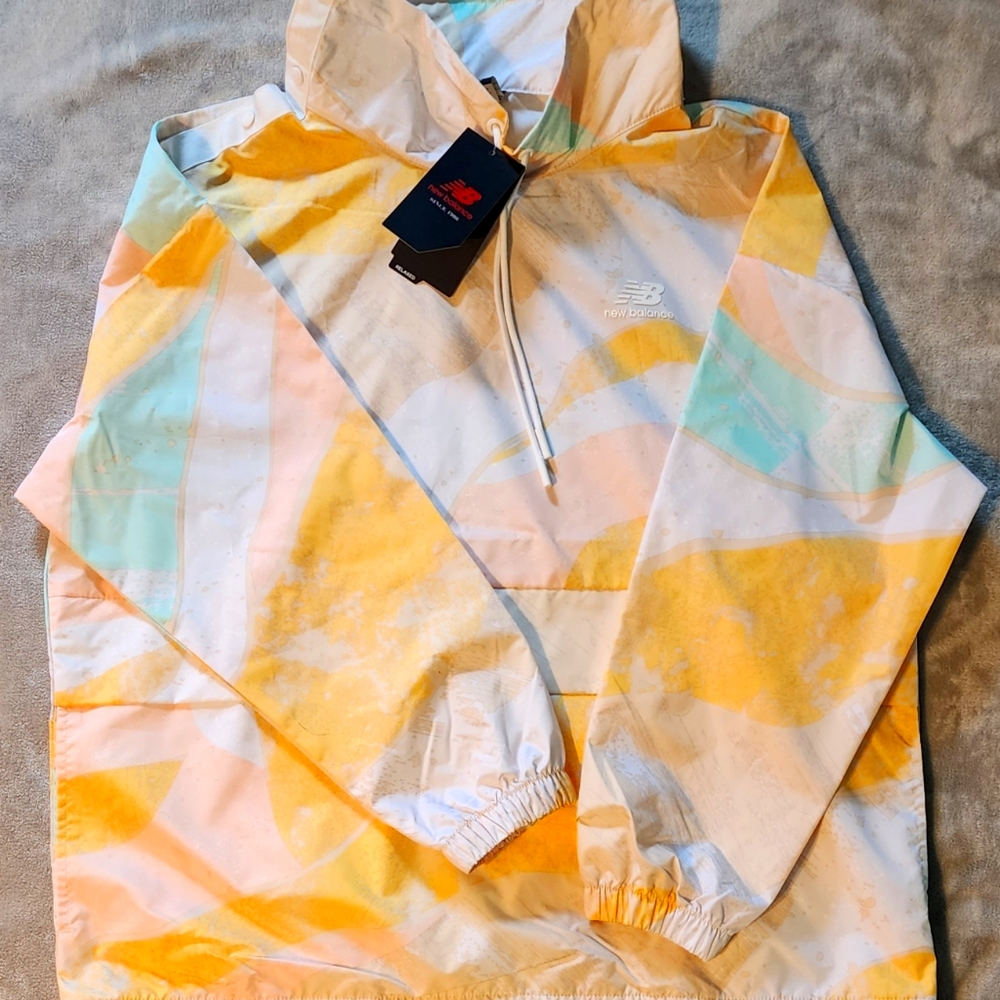 New Balance Women’s Mystic Minerals Anorak Jacket Size Large
